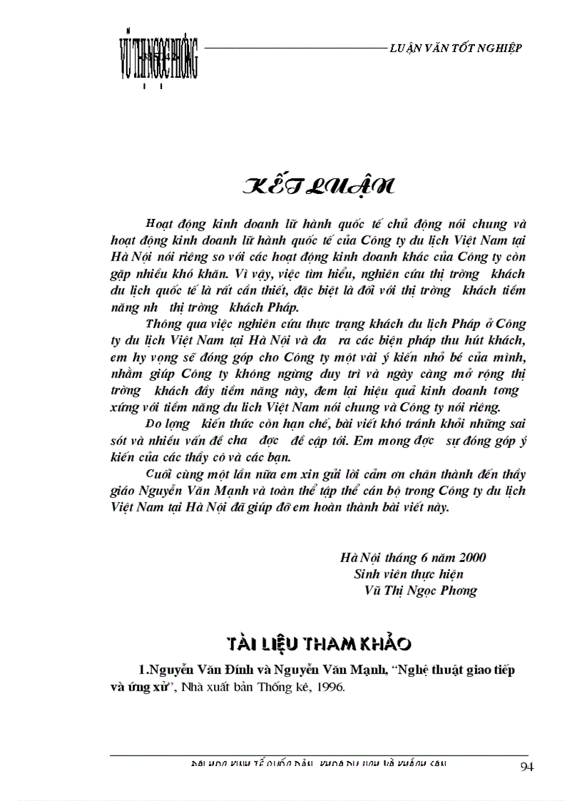 image for page Các giải pháp nhằm duy trì và mở rộng thị trường khách du lịch là người Pháp