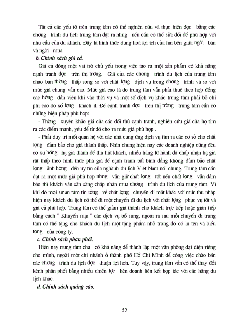 image for page Thực trạng nguồn khách và một số biện pháp khai thác khách ở công ty du lịch dịch vụ HN TOSER