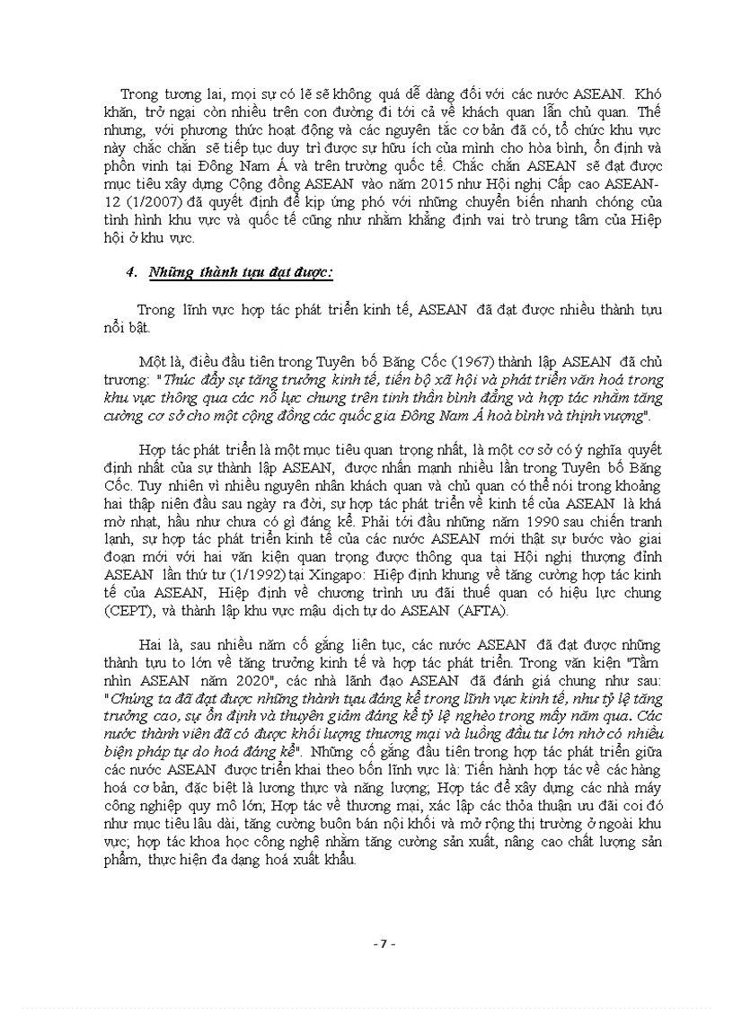 image for page ASEAN quá trình hội nhập ASEAN thuận lợi khó khăn lợi ích và thành tựu đạt được