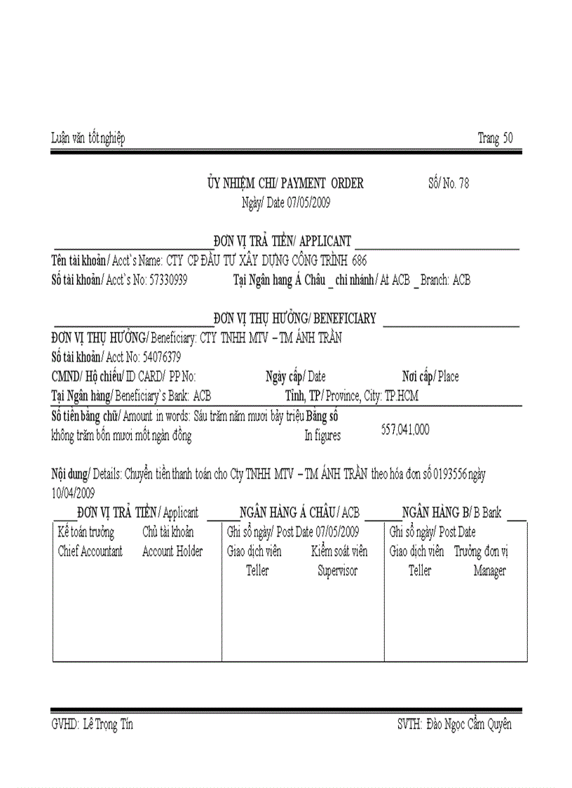 image for page Thực trạng kế toán vốn bằng tiền và các khoản phải thu khách hàng tại công ty cổ phần đầu tư xây dựng công trình 686