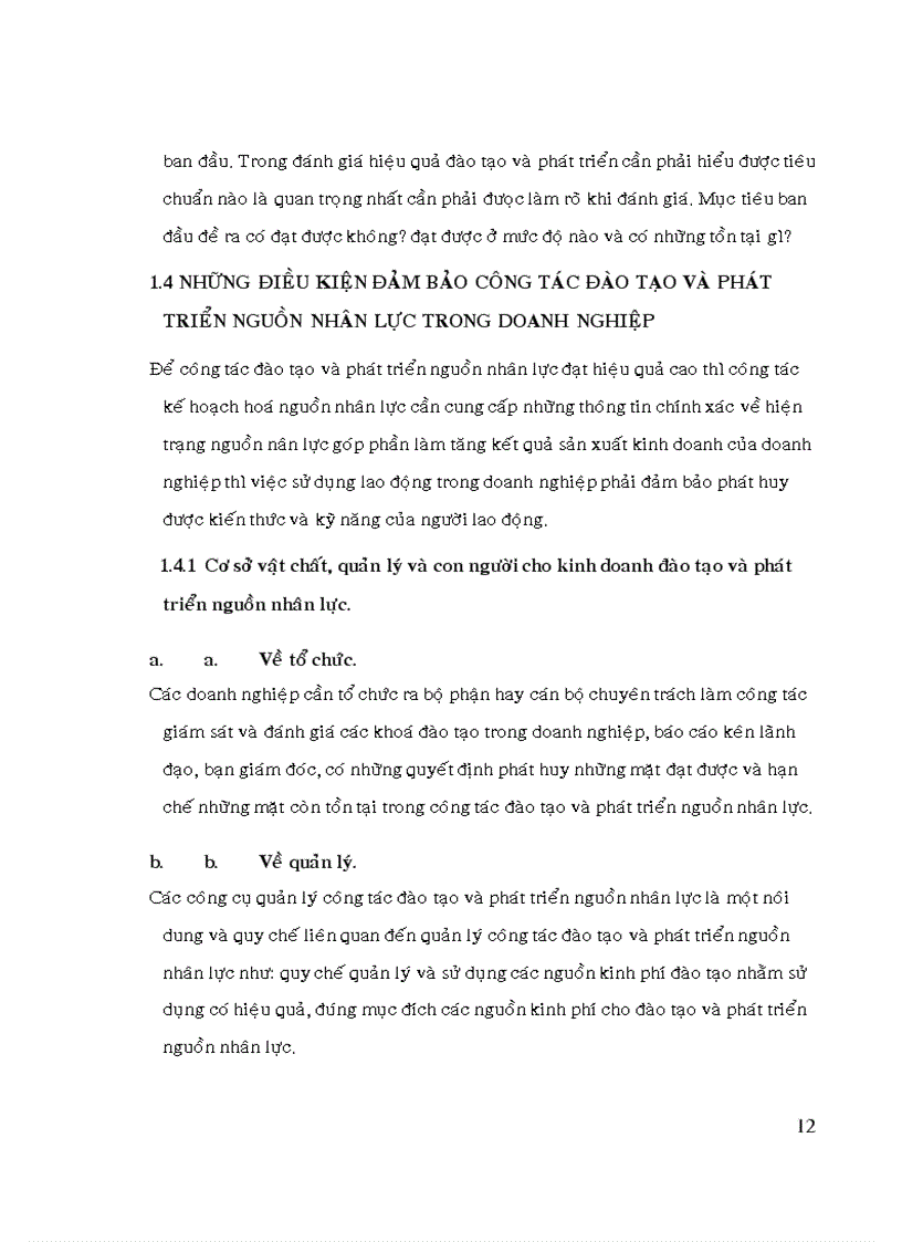 image for page Thực trạng hoạt động tuyển dụng đào tạo và phát triển nhân viên tại công ty