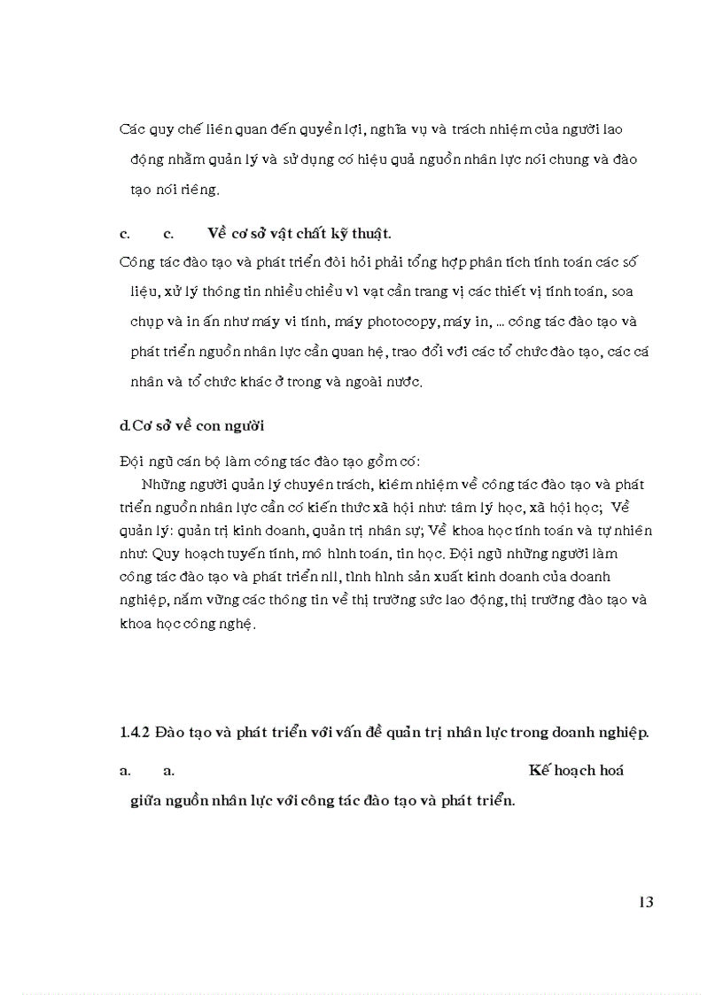 image for page Thực trạng hoạt động tuyển dụng đào tạo và phát triển nhân viên tại công ty