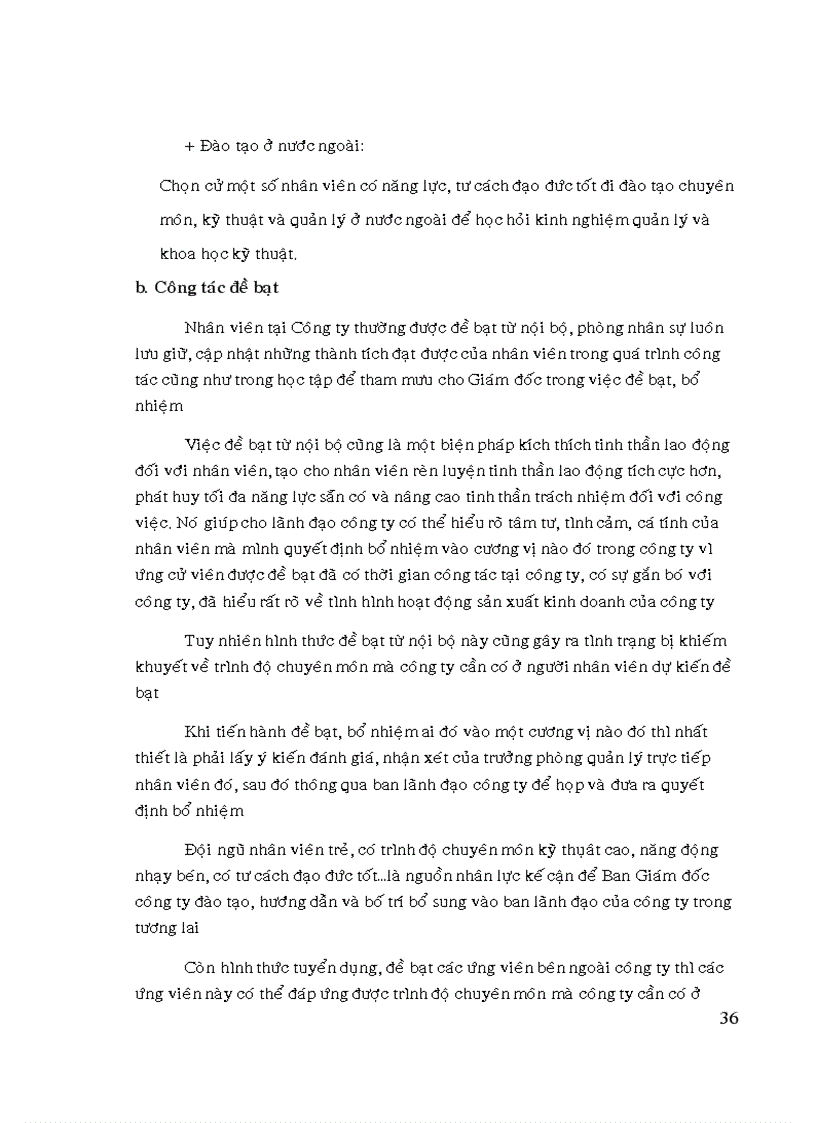 image for page Thực trạng hoạt động tuyển dụng đào tạo và phát triển nhân viên tại công ty