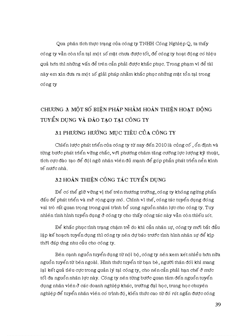 image for page Thực trạng hoạt động tuyển dụng đào tạo và phát triển nhân viên tại công ty