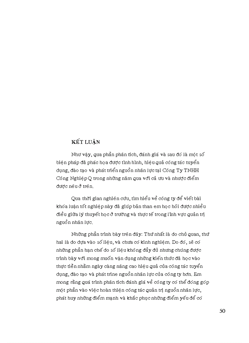 image for page Thực trạng hoạt động tuyển dụng đào tạo và phát triển nhân viên tại công ty