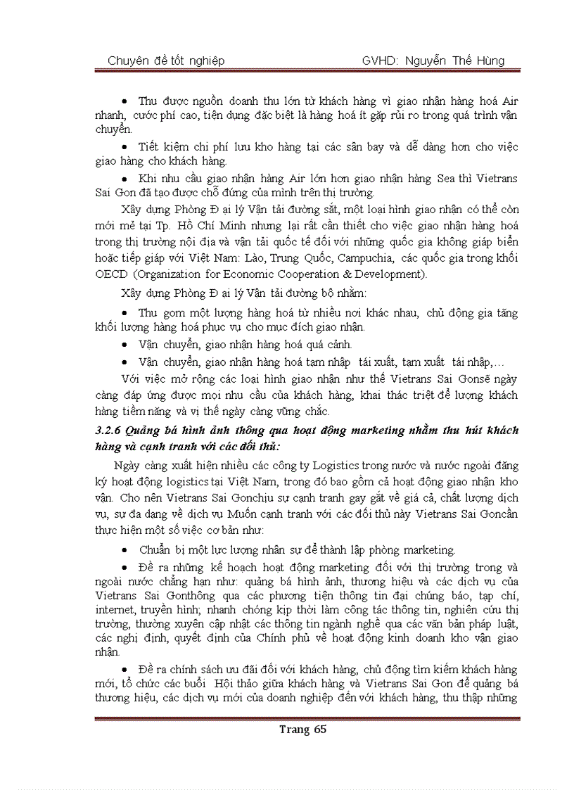 image for page Các giải pháp hoàn thiện dịch vụ giao nhận hàng hóa xuất nhập khẩu bằng đường biển của công ty Vietrans Sai Gon