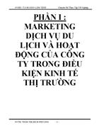 Chiến Lược Marketing Công Ty Dịch Vụ Lữ Hành Saigontourist Giai Đoạn 2010 2015