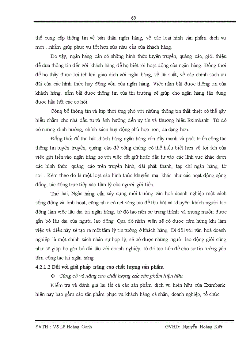 image for page Đo lường mức độ thỏa mãn của khách hàng đối với chất lượng dịch vụ khách hàng cá nhân tại ngân hàng Eximbank trong quý I năm 2010
