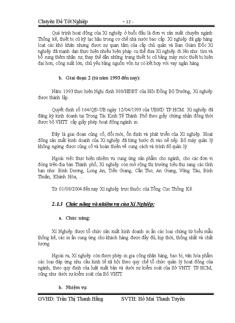 image for page Đánh giá tình hình hoạt động sản xuất kinh doanh tại Xí Nghiệp In Thống Kê TP Hồ Chí Minh