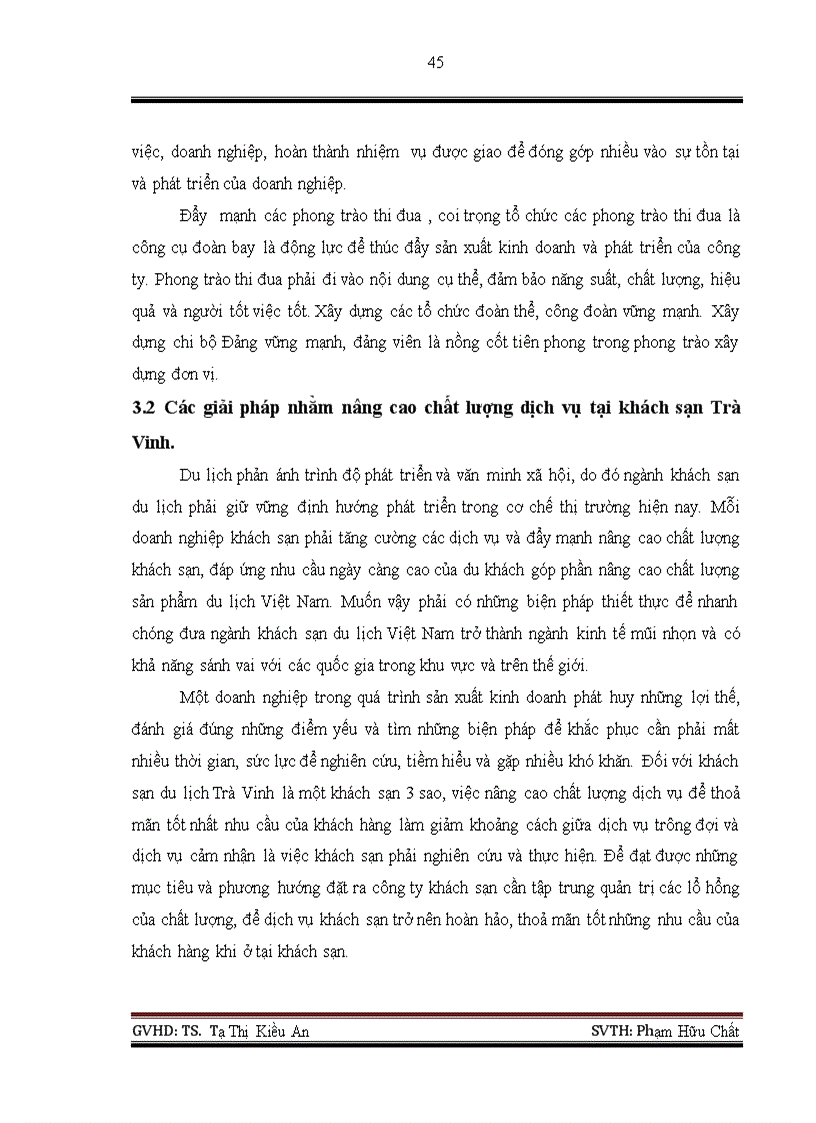 image for page Các giải pháp nhằm nâng cao chất lượng dịch vụ tại công ty TNHH TRÀ VINH
