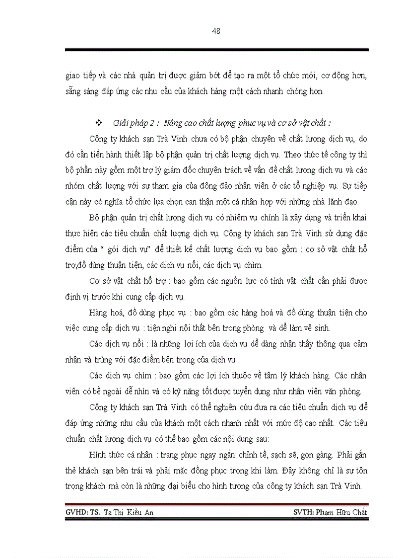 image for page Các giải pháp nhằm nâng cao chất lượng dịch vụ tại công ty TNHH TRÀ VINH