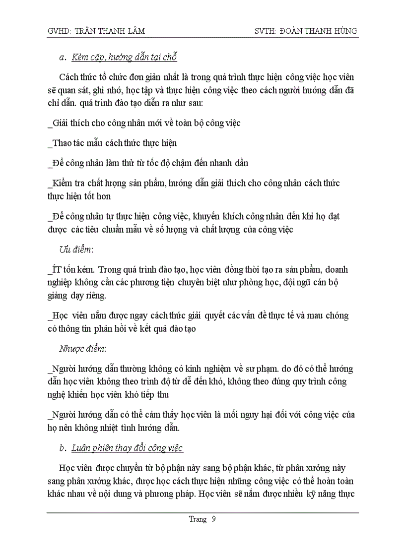 image for page Giải pháp nhằm hoàn thiện công tác tuyển dụng và đào tạo nguồn nhân lực tại công ty ngọc tùng