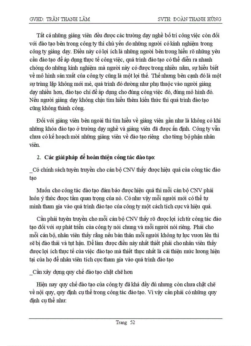 image for page Giải pháp nhằm hoàn thiện công tác tuyển dụng và đào tạo nguồn nhân lực tại công ty ngọc tùng