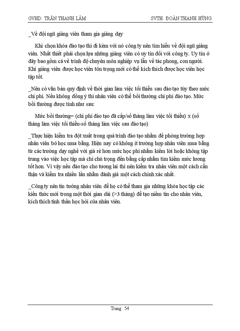 image for page Giải pháp nhằm hoàn thiện công tác tuyển dụng và đào tạo nguồn nhân lực tại công ty ngọc tùng