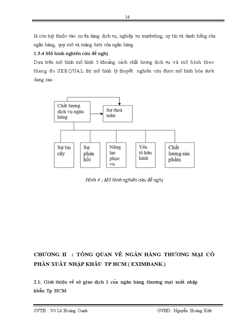 image for page Đo lường mức độ thỏa mãn của khách hàng đối với chất lượng dịch vụ khách hàng cá nhân tại ngân hàng Eximbank trong quý I năm 2010 1