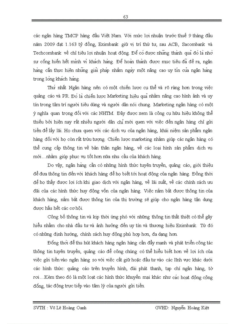 image for page Đo lường mức độ thỏa mãn của khách hàng đối với chất lượng dịch vụ khách hàng cá nhân tại ngân hàng Eximbank trong quý I năm 2010 1