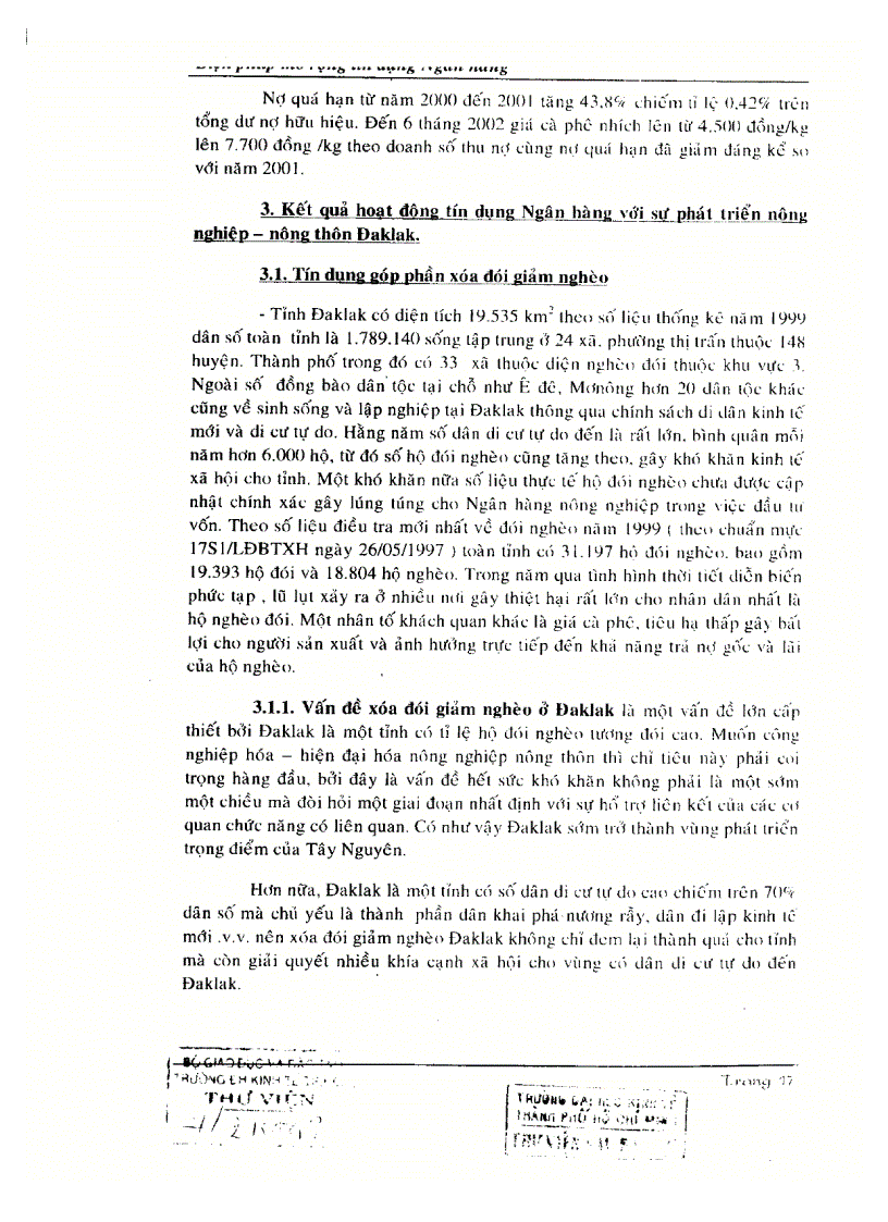 image for page Biện pháp mở rộng tín dụng ngân hàng để thúc đẩy phát triển nông nghiệp và nông thôn tỉnh Đắclăk trong giai đoạn hiện nay