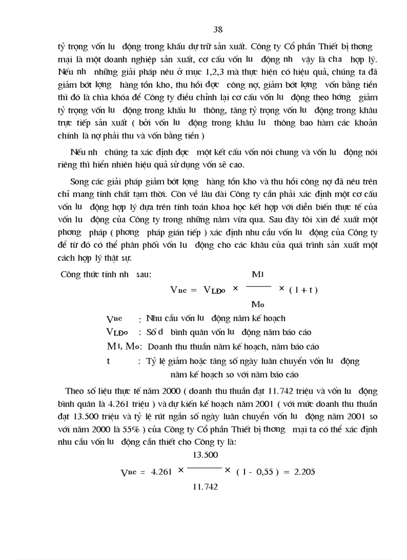 image for page Một số giải pháp nhằm nâng cao hiệu quả sử dụng vốn lưu động tại Công ty Cổ phần Thiết bị thương mại