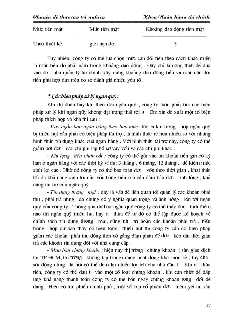 image for page Một số giải pháp và kiến nghị nhằm nâng cao hiệu quả quản lý ngân quỹ tại công ty TBGDI 1