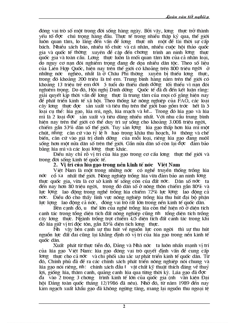 image for page Thực trạng sản xuất và biện pháp đẩy mạnh xuất khẩu gạo ra thị trường thế giới 1