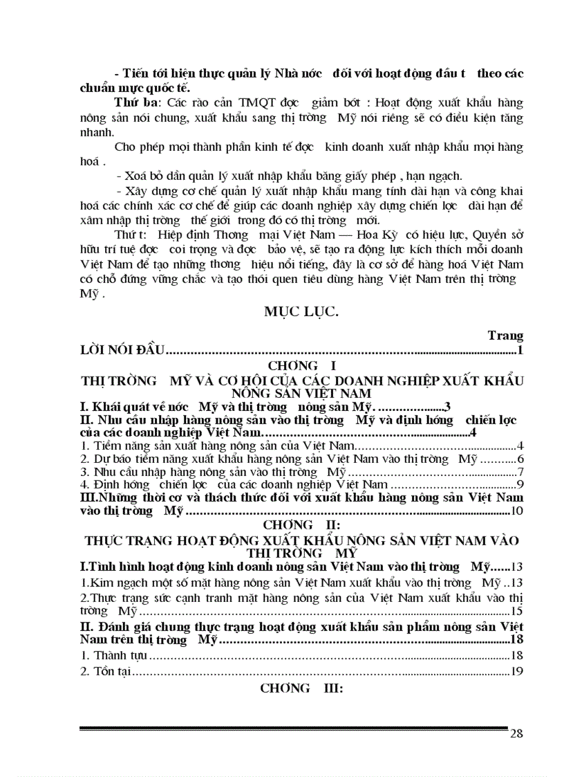 image for page Thực trạng và giải pháp nhằm đẩy mạnh xuất khẩu sản phẩm nông sản việt nam vào thị trường mỹ