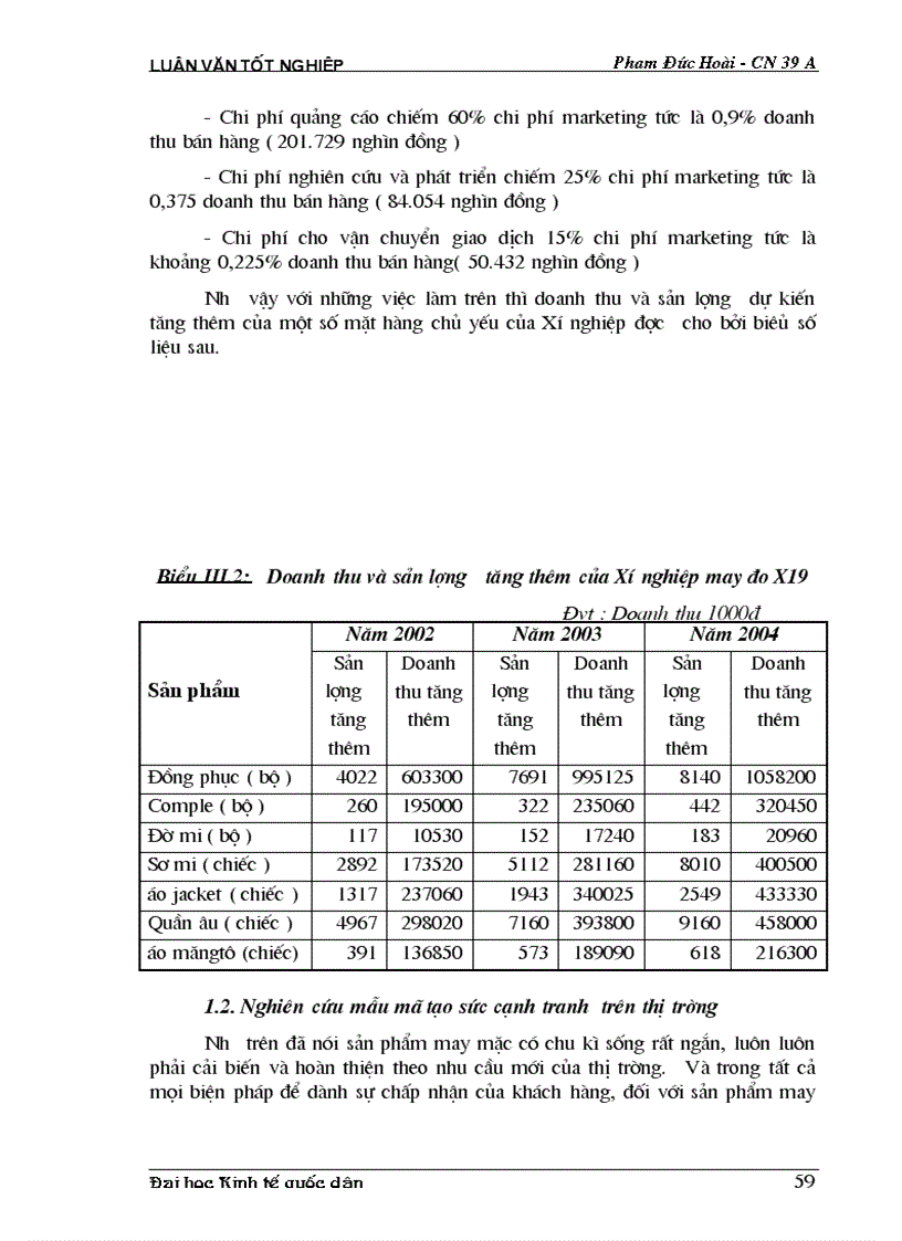 image for page Biện pháp mở rộng thị trường tiêu thụ sản phẩm tại Xí nghiệp may đo X19 thuộc Công ty 247 bộ quốc phòng