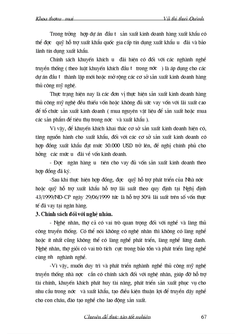 image for page Giải pháp chủ yếu nhằm thúc đẩy xuất khẩu hàng mây tre đan ở unimex Hà Tây