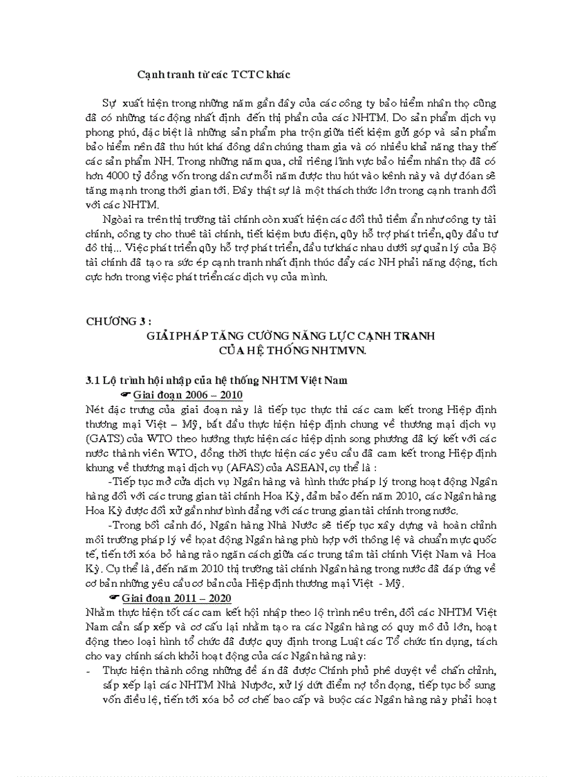 image for page Nâng cao năng lực cạnh tranh của Ngân hàng thương mại việt nam trong tiến trình hội nhập