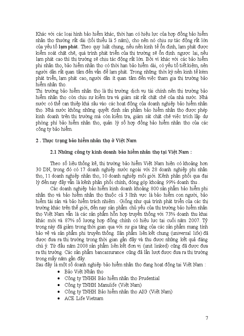 image for page Bảo hiểm nhân thọ việt nam