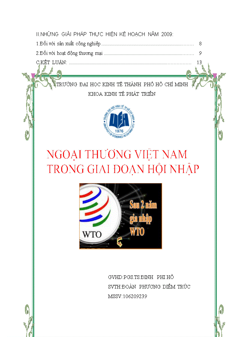 image for page Phát triển ngoại thương Việt Nam trong giai đoạn hội nhập Vấn đề và giải pháp