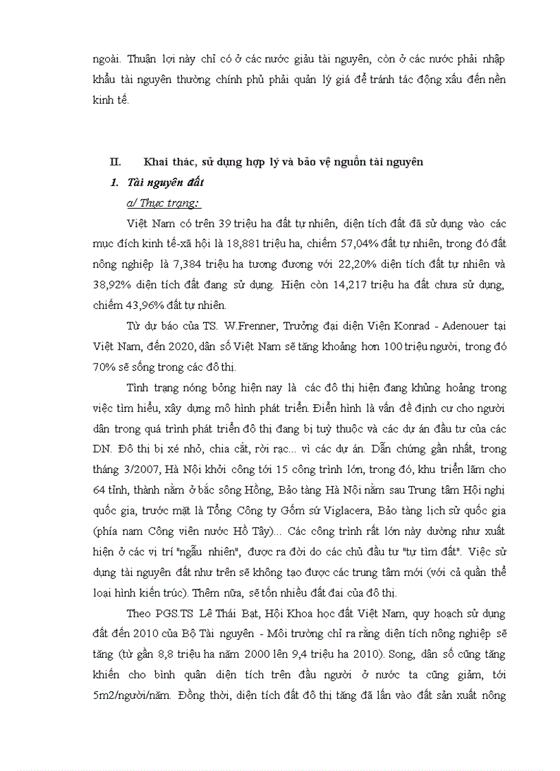image for page Tài nguyên thiên nhiên một yếu tố quan trọng trong phát triển bền vững của Việt Nam