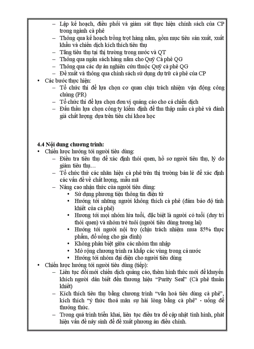 image for page Nghiên cứu thị trường tiêu thụ cà phê VIỆT NAM