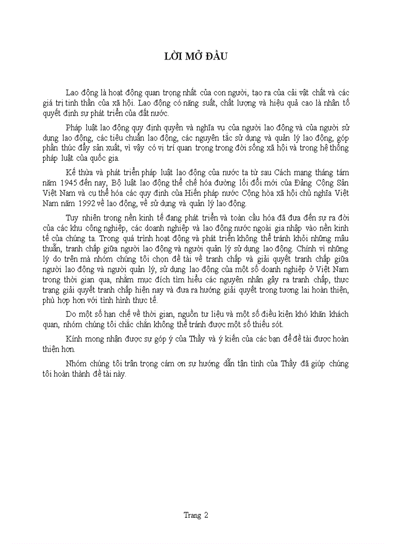 image for page Tranh chấp và giải quyết tranh chấp giữa người lao động và người sử dụng lao động