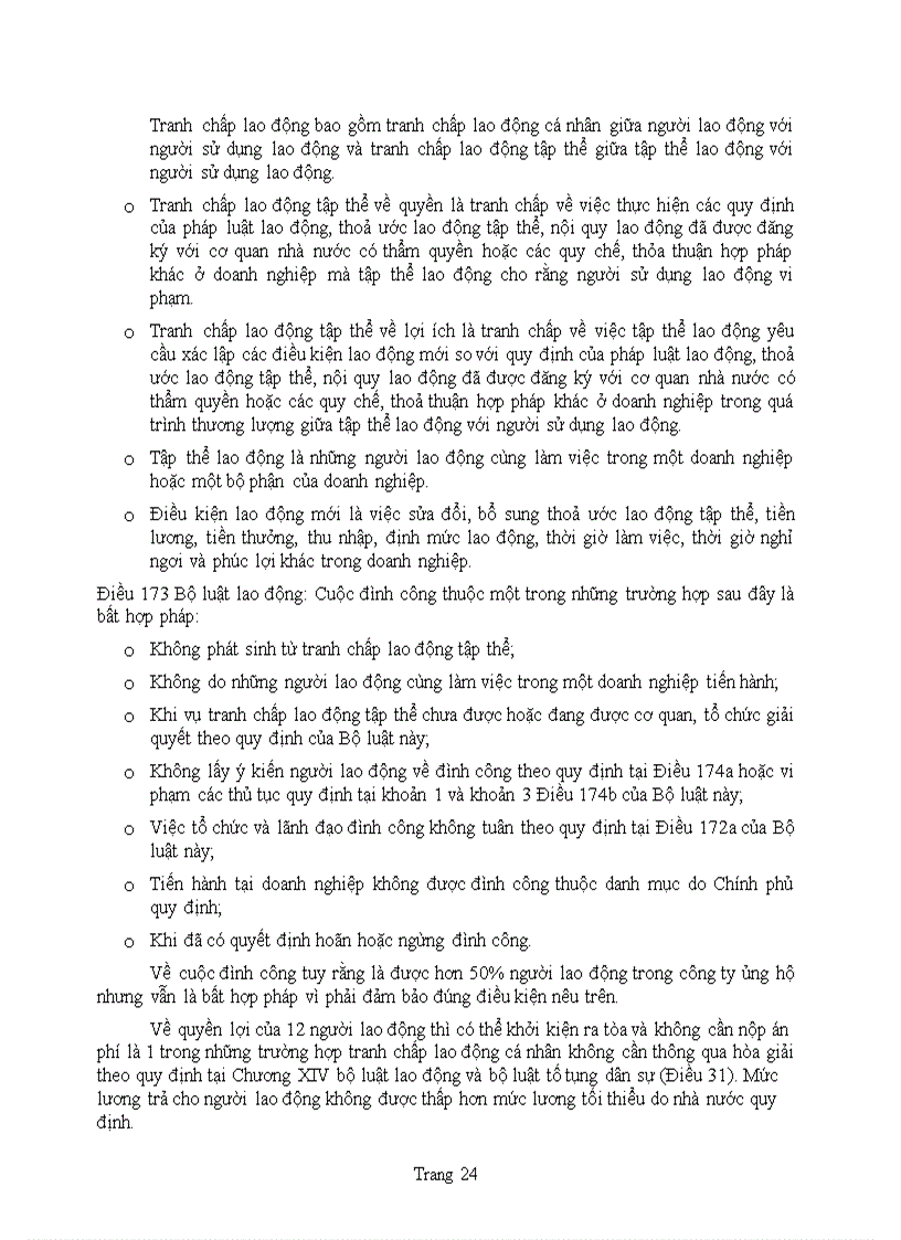 image for page Tranh chấp và giải quyết tranh chấp giữa người lao động và người sử dụng lao động