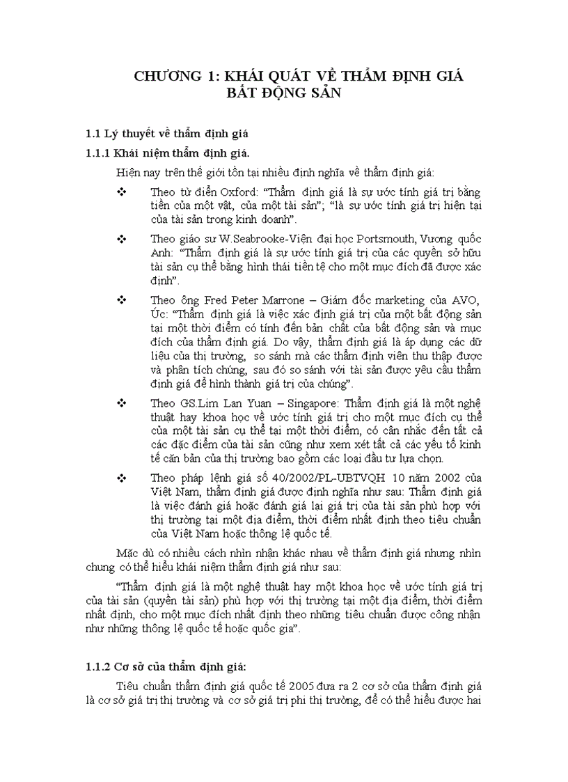 image for page Sử dụng phương pháp cho điểm để lượng hóa các yếu tố tác động đến giá trị bất động sản nhằm hỗ trợ cho phương pháp so sánh trong thẩm định giá bất động sản trên địa bàn TP HỒ CHÍ MINH