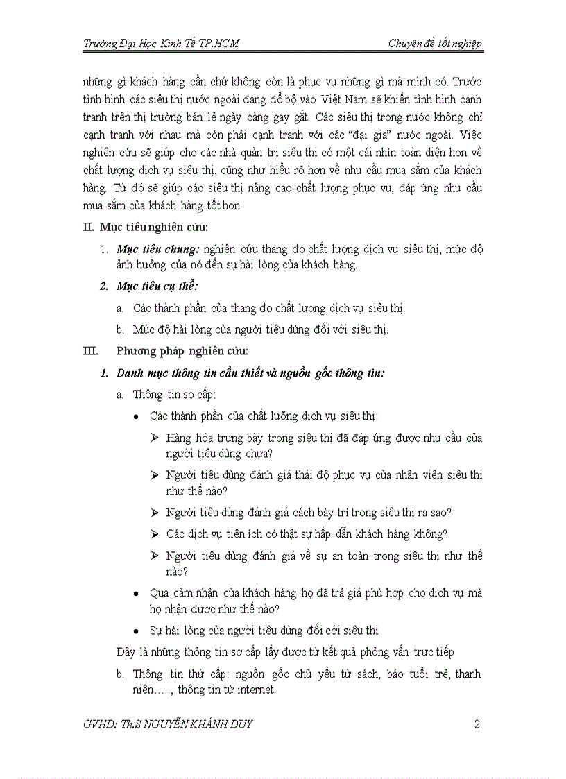 image for page Đo chất lượng dịch vụ siêu thị mức độ ảnh hưởng của nó đến sự hài lòng của khách hàng 1