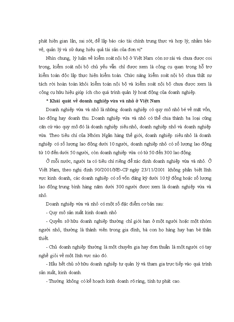 image for page Hoàn thiện hệ thống kiểm soát nội bộ và kiểm soát quản lý doanh nghiệp vừa và nhỏ tỉnh Bình Dương