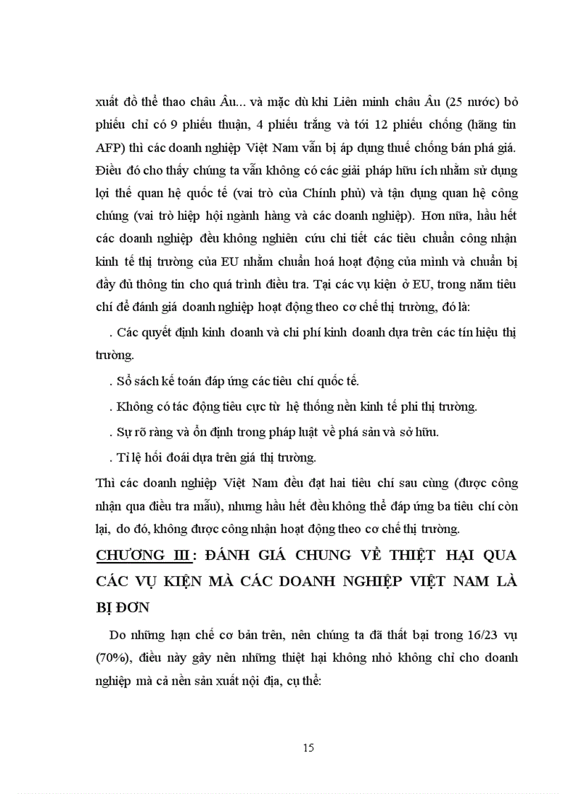 image for page Giảm thiểu thiệt hại trong các vụ kiện chống bán phá giá ở nước ngoài khi các doanh nghiệp việt nam là bị đơn