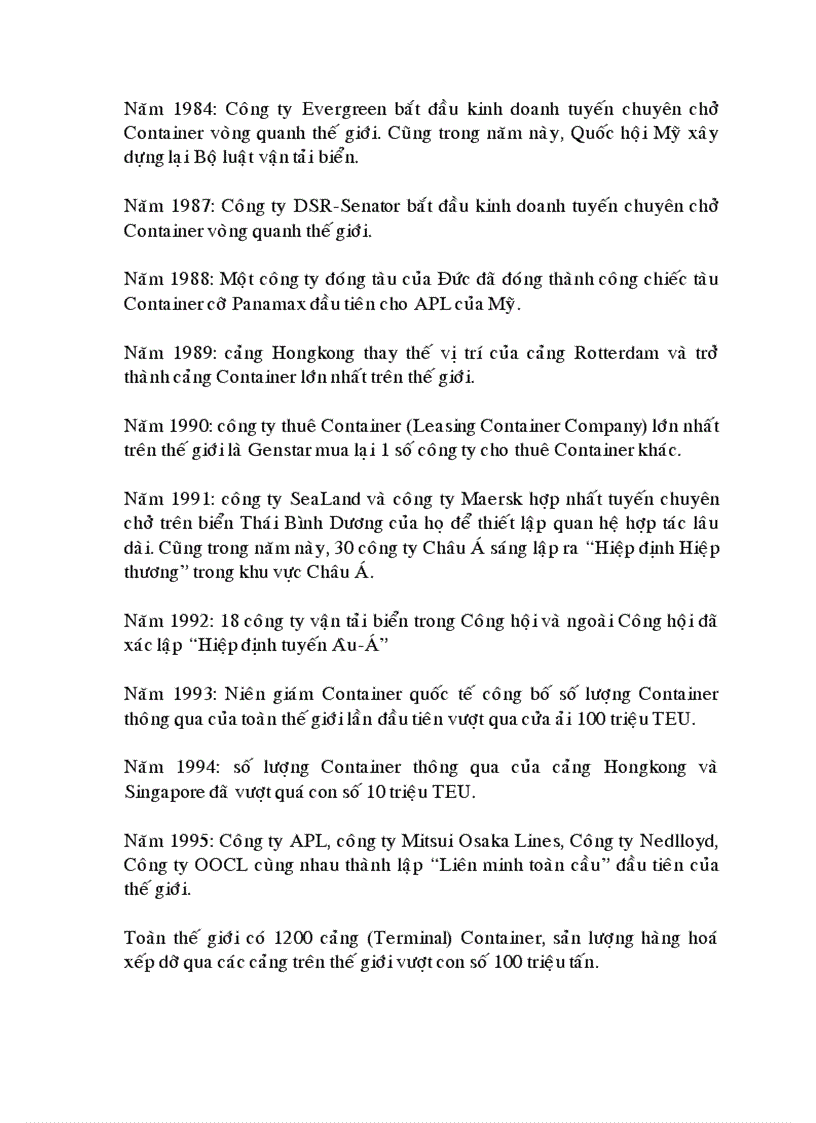 image for page Vận chuyển hàng hoá bằng container