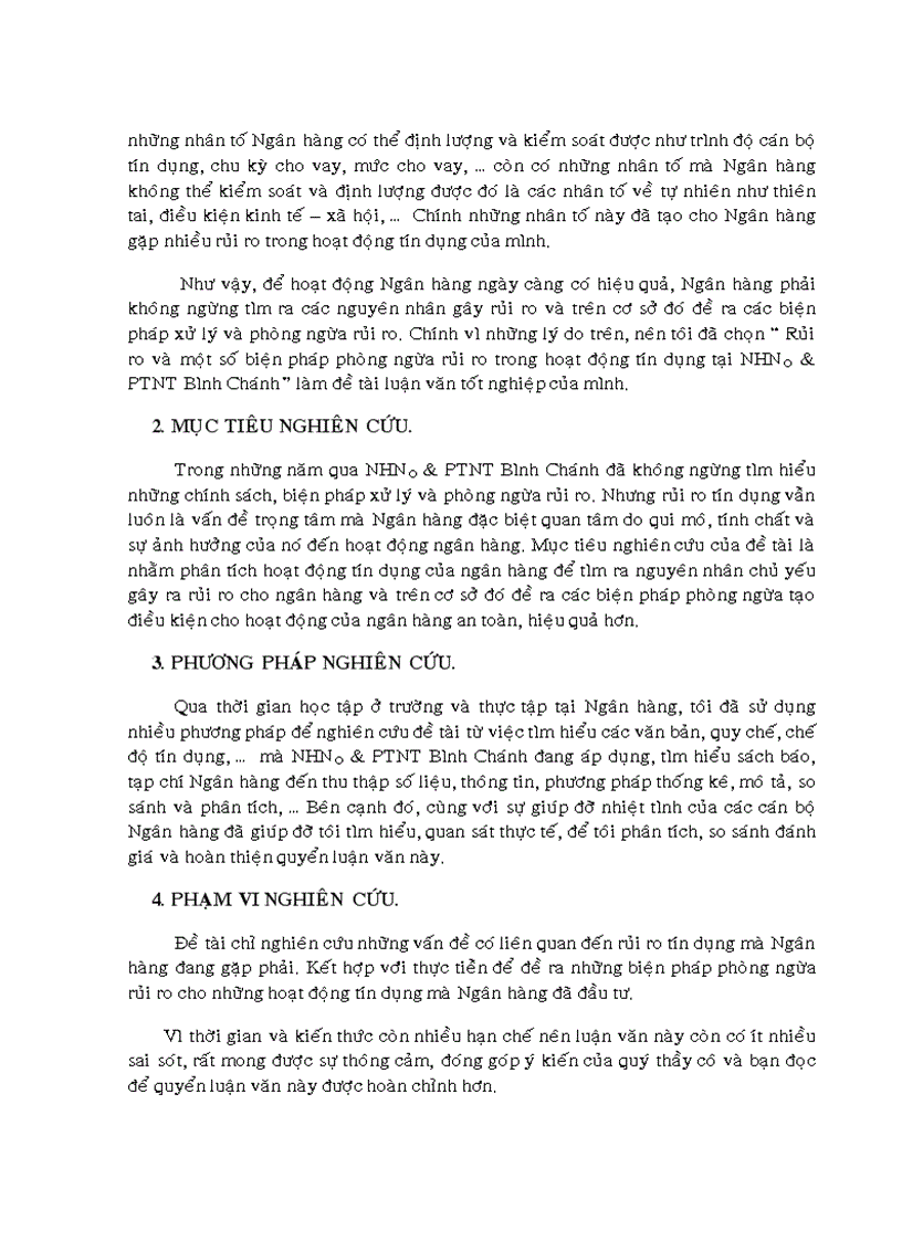 image for page Rủi ro và một số biện pháp phòng ngừa rủi ro trong hoạt động tín dụng tại NHNN PTNT