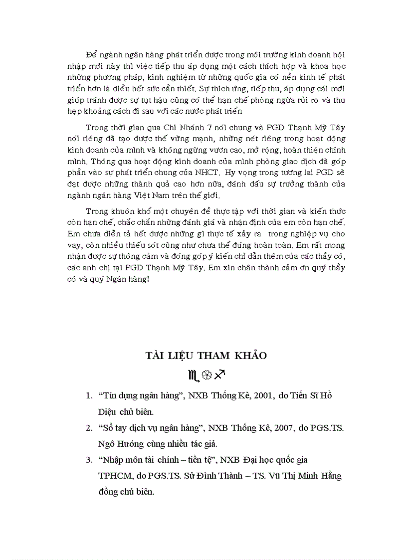 image for page Giải pháp phát triển cho vay và giảm thiểu rủi ro tại PGD Thạnh Mỹ Tây Ngân hàng Công Thương