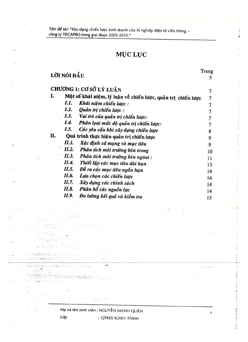 image for page Xây dựng chiến lược kinh doanh của xí nghiệp điện tử viễn thông công ty Tecapro giai đoạn 2055 2010 1