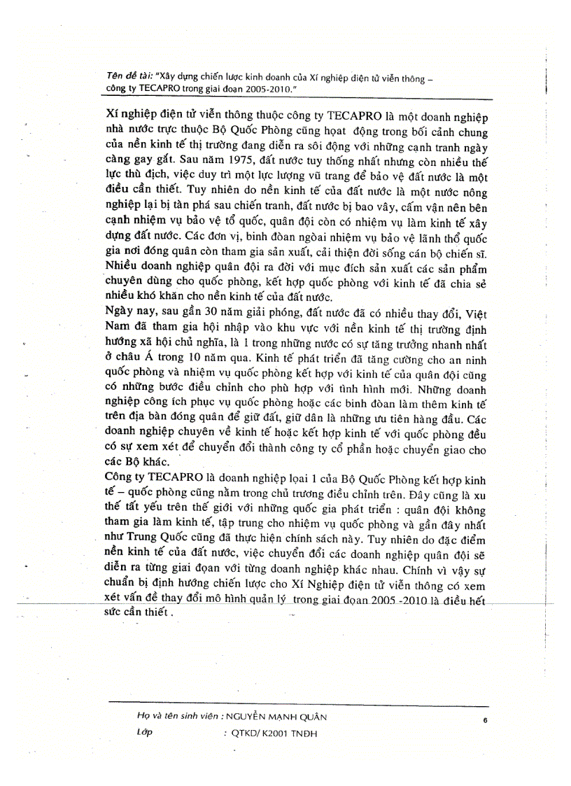 image for page Xây dựng chiến lược kinh doanh của xí nghiệp điện tử viễn thông công ty Tecapro giai đoạn 2055 2010 1