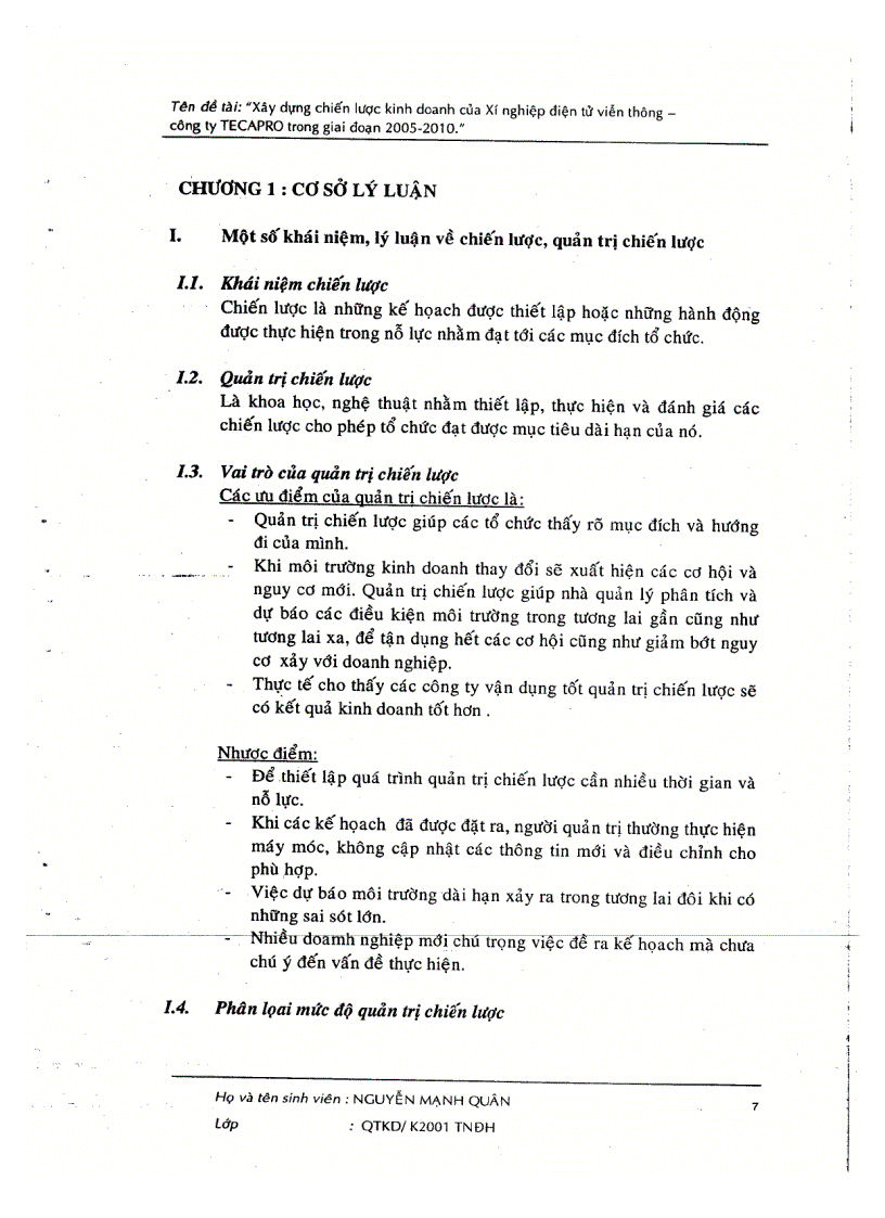 image for page Xây dựng chiến lược kinh doanh của xí nghiệp điện tử viễn thông công ty Tecapro giai đoạn 2055 2010 1