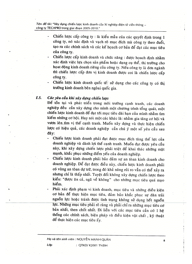 image for page Xây dựng chiến lược kinh doanh của xí nghiệp điện tử viễn thông công ty Tecapro giai đoạn 2055 2010 1