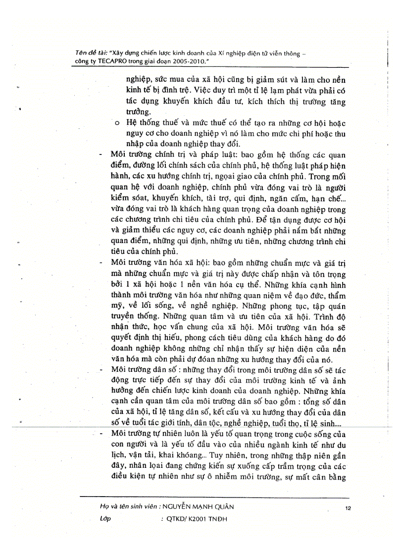 image for page Xây dựng chiến lược kinh doanh của xí nghiệp điện tử viễn thông công ty Tecapro giai đoạn 2055 2010 1