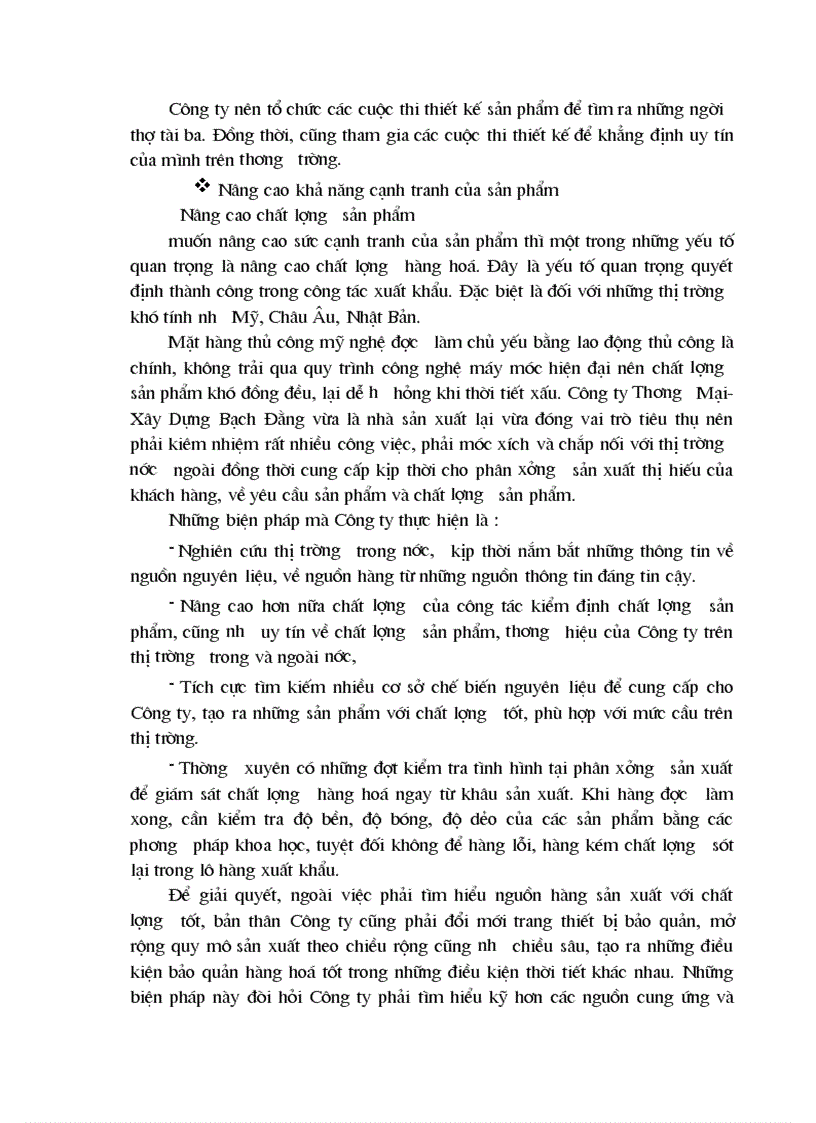 image for page Thực trạng hoạt động xuất khẩu sản phẩm thủ công mỹ nghệ của Công ty Thương Mại Xây Dựng Bạch Đằng