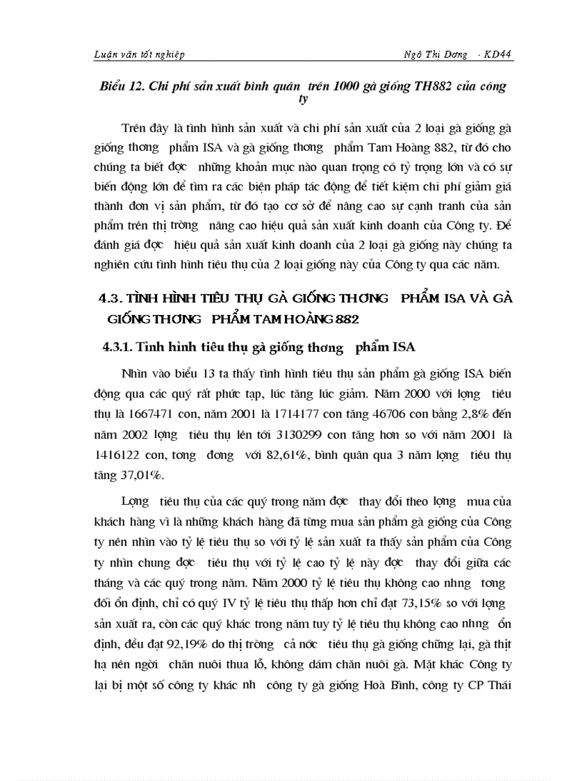 image for page Nghiên cứu tình hình tiêu thụ sản phẩm gà giống thương phẩm tại Công ty giống gia cầm Lương Mỹ Chương mỹ Hà Tây