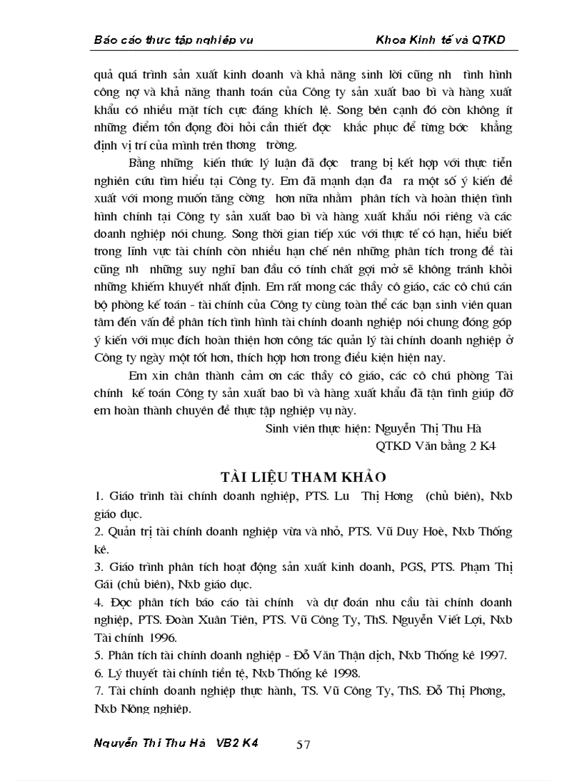 image for page Các giải pháp hoàn thiện phân tích tài chính doanh nghiệp tại Công ty sản xuất bao bì và hàng xuất khẩu