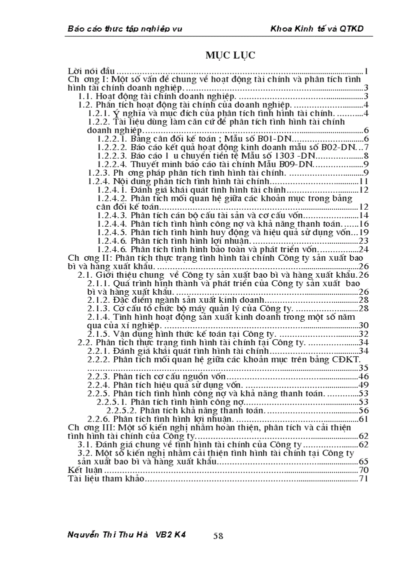 image for page Các giải pháp hoàn thiện phân tích tài chính doanh nghiệp tại Công ty sản xuất bao bì và hàng xuất khẩu